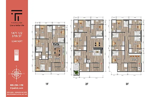 Floor plan 1471 1/2 W 37th St