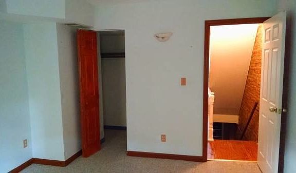 Part of closet space