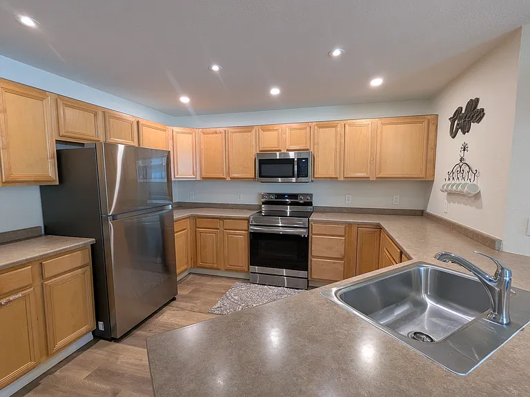 Kitchen with updated appliances