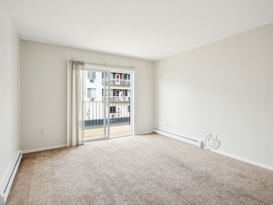 Living Room with Slider to Balcony (1-Bedrooms with Balcony only)