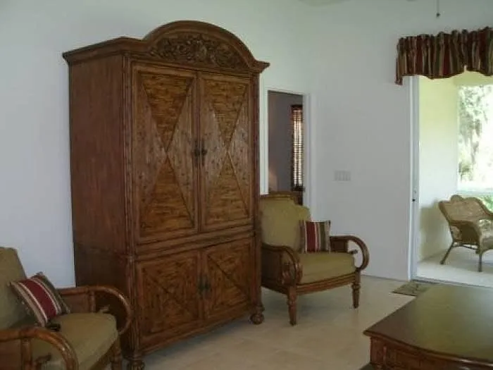 Entertainment center with tv