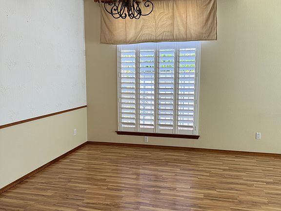 Dining room open to living room.