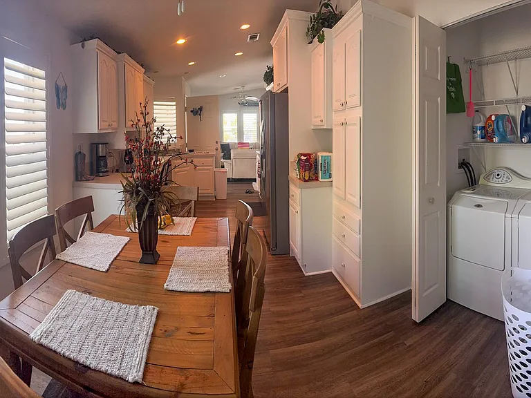 Washer and dryer provided