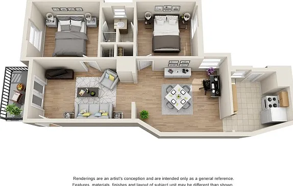 2 Bedroom | 1 Bathroom 2 Bedroom | 1 Bathroom