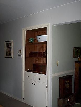 Built in chaina cabinet