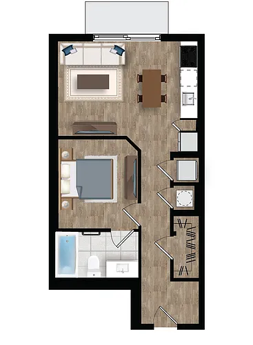 Floor plan Studio 3