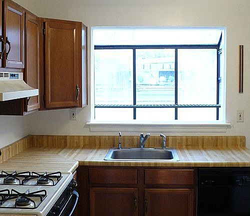 Kitchen (new floor since photo)