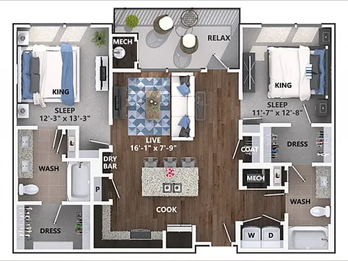 Floor plan C4