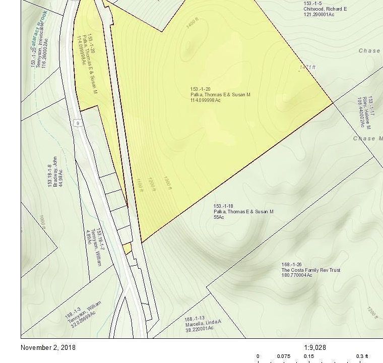 Tax map 114 acres