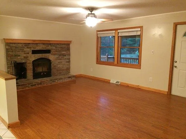 Living Room with Fireplace - 52 Young Rd