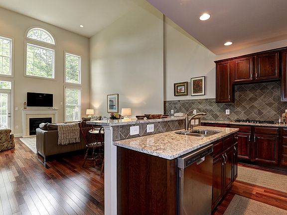Kitchen opens to great room