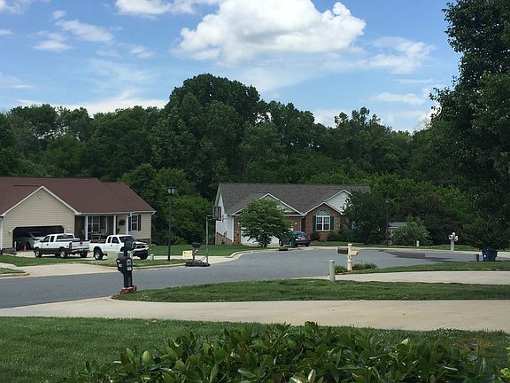 Our front yard & cul de sac 