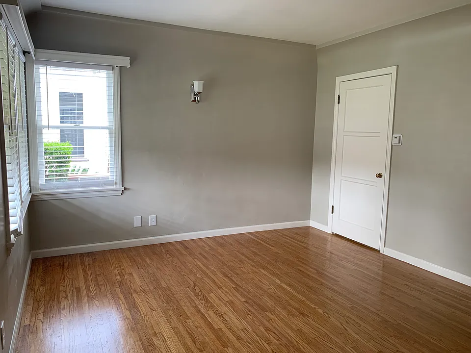 Living room with closet
