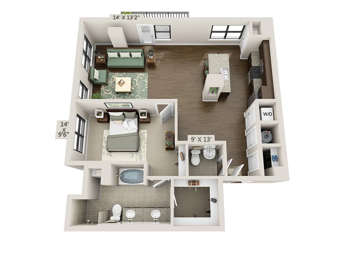 Floor plan Move (A1.5B)