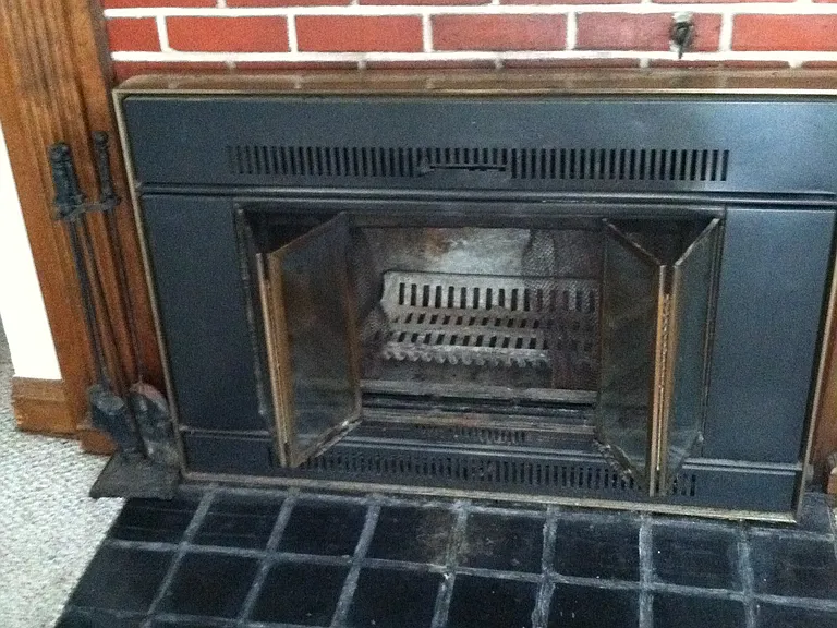 Gas fireplace (this shows wood but that was upgraded)