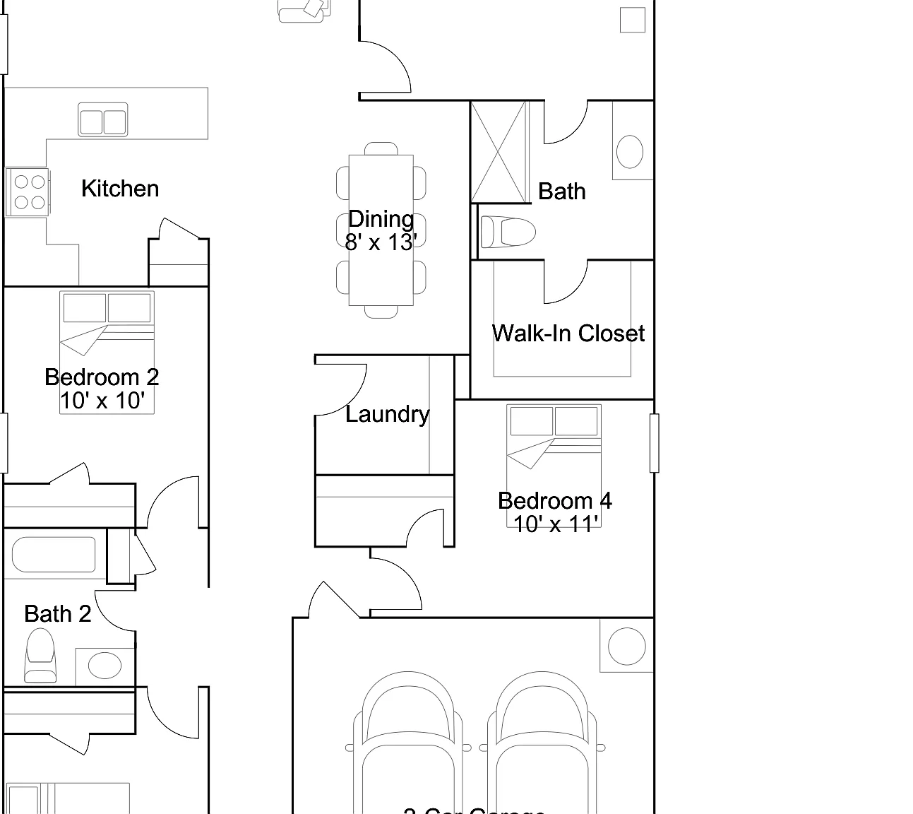 4 bed, 2.0 bath, 1707 sqft, $1,845 — Photo 2