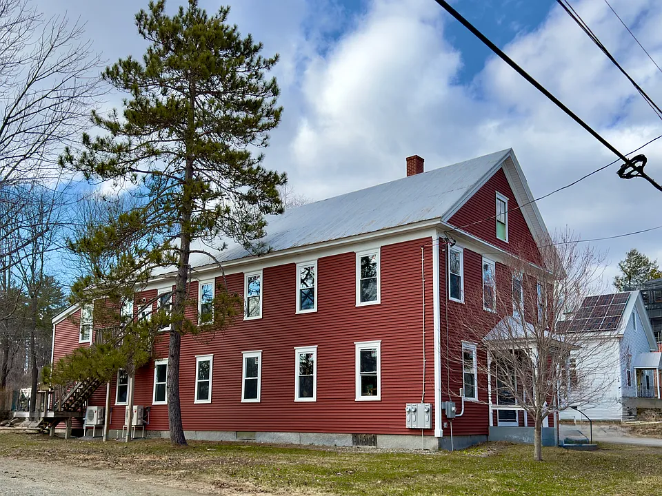 Front side view of Grange Hall from Church Rd