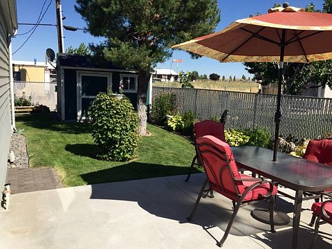 Large slab patio