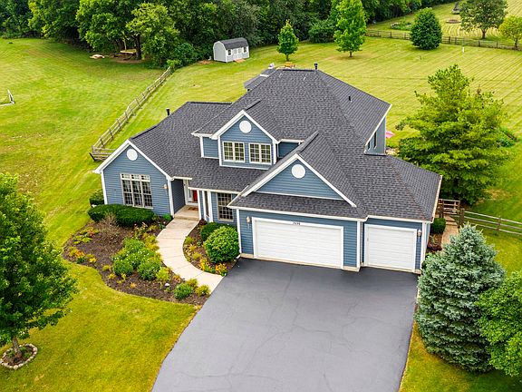 Aerial view of front