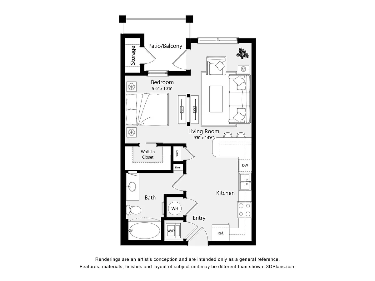 Floor plan E1