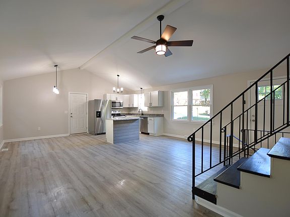 Open concept living space.