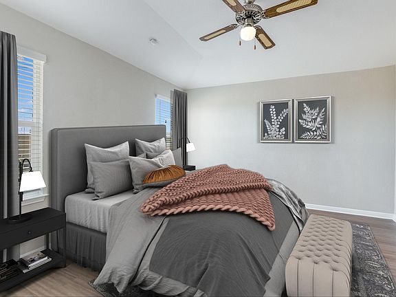 Staged Master Bedroom