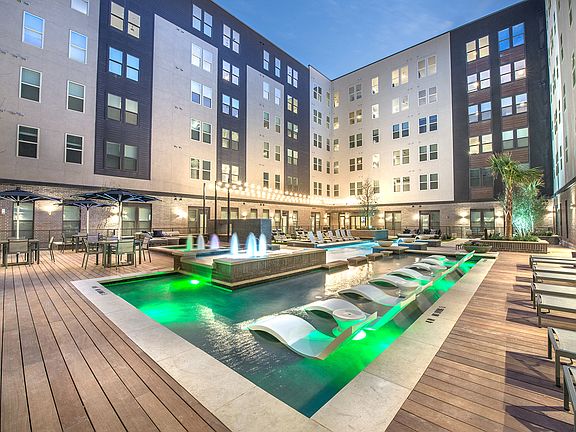 There is plenty of space for entertaining in the courtyard and pool area