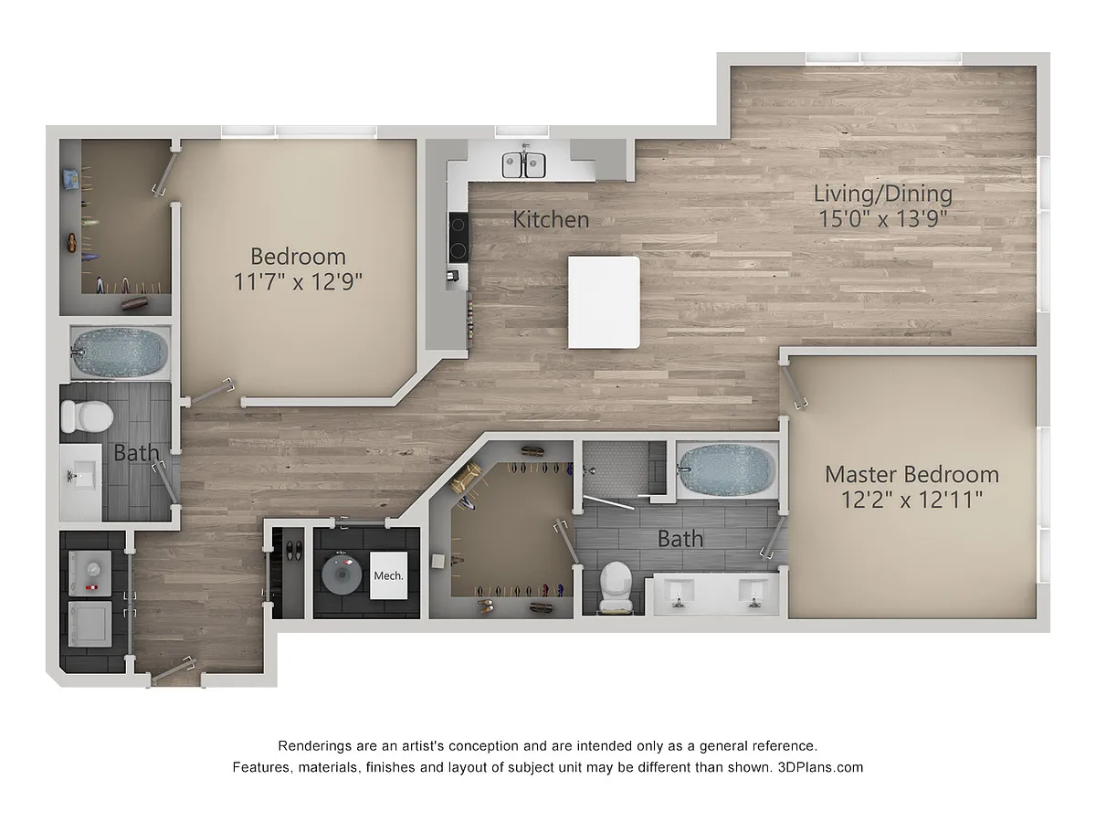 Floor plan 2LF