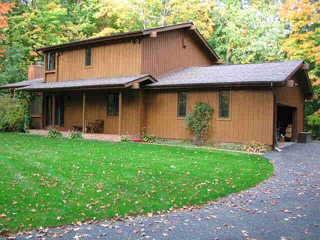 Exterior Front Cedar Sided Colonial , Very well maintained inside and out.