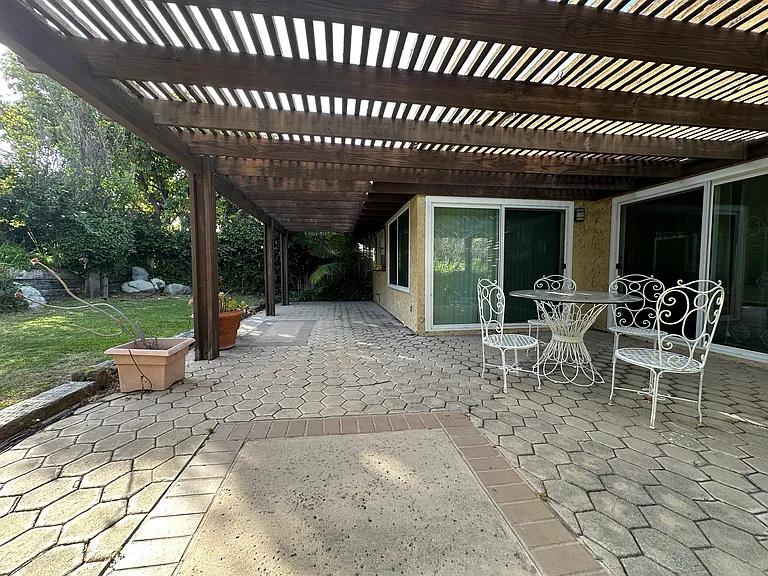 Patio at backyard