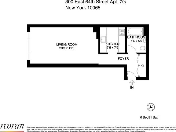 2nd image of 300 E 64th St APT 7G