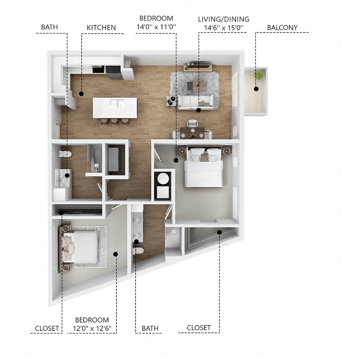 Floor plan B6
