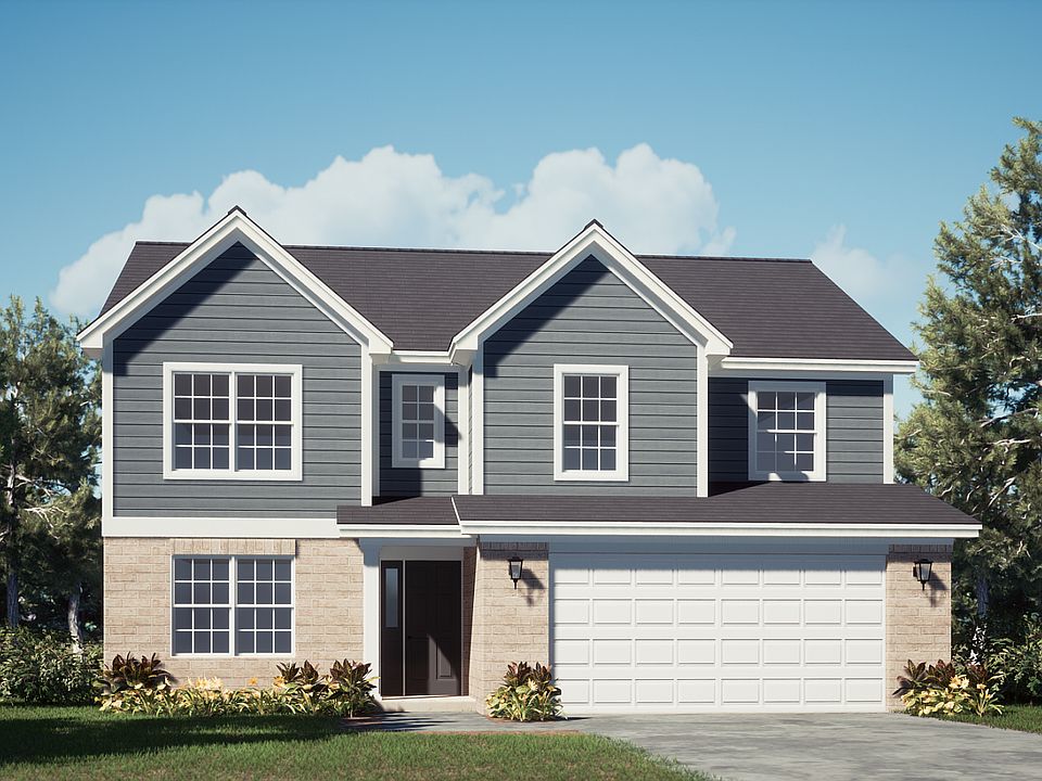 The Arthur Elevation A Shown with Brick Option B