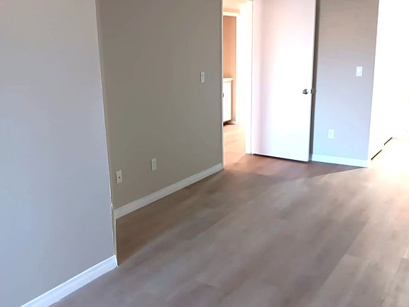 Spacious master bed.