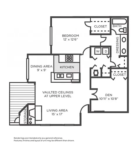 Floor plan A2 - Renovated