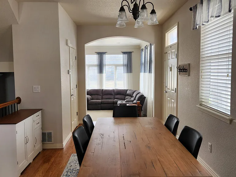 DINING AREA AND GREAT ROOM