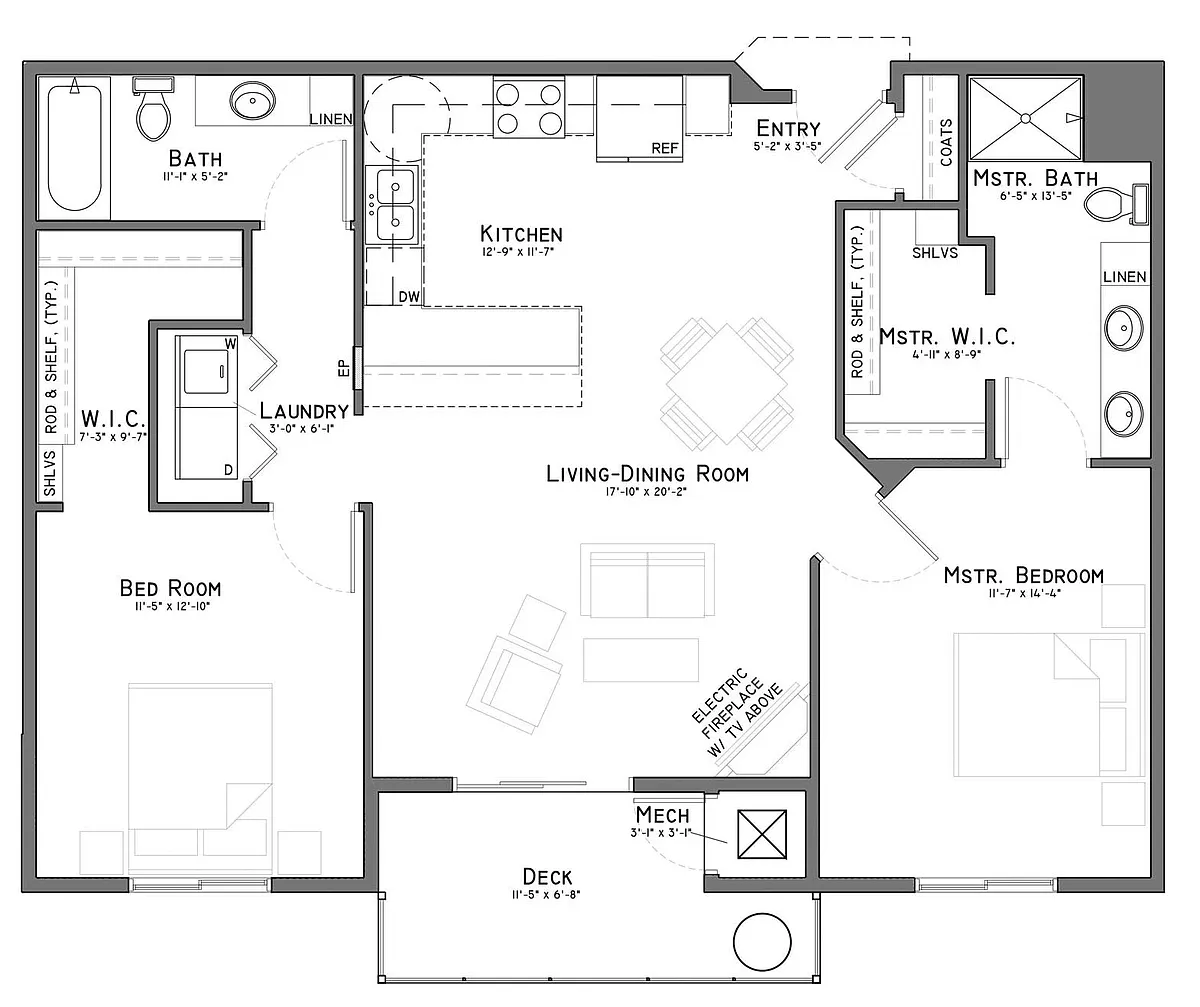 Floor plan Big Blue (C4-55)