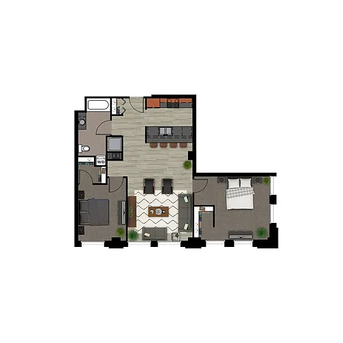 Floor plan B1