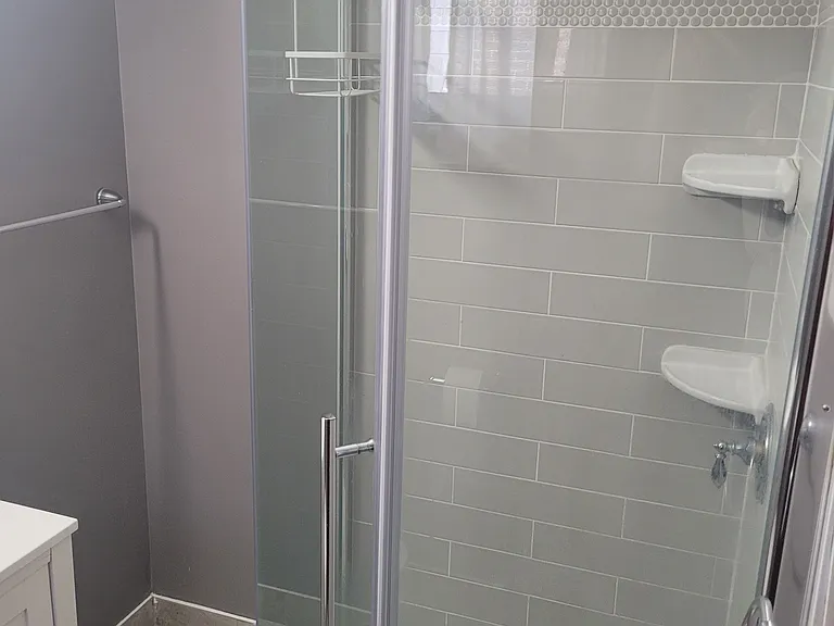Custom tile shower