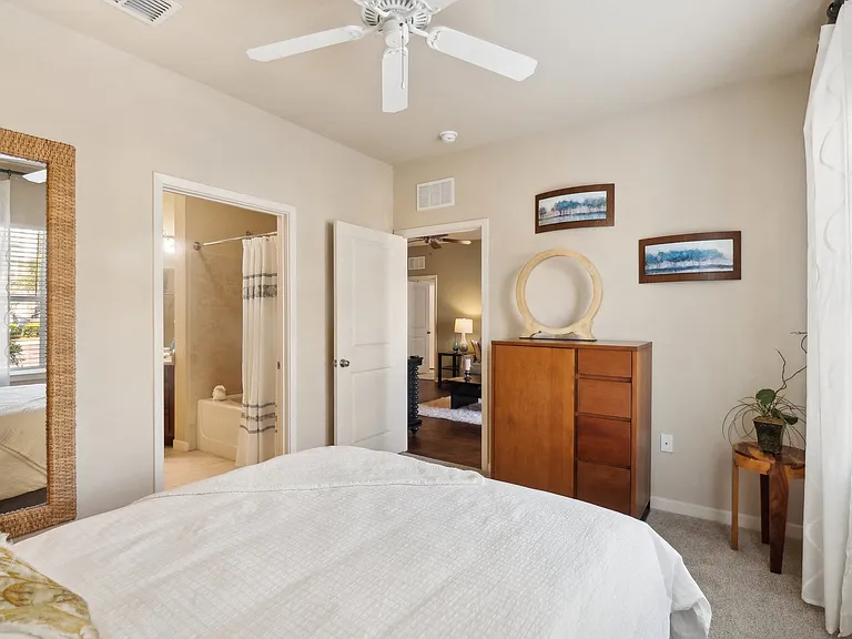 Ceiling Fans in Living Room and Bedrooms
