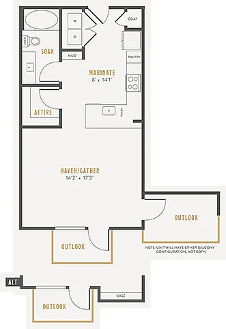 Floor plan E1