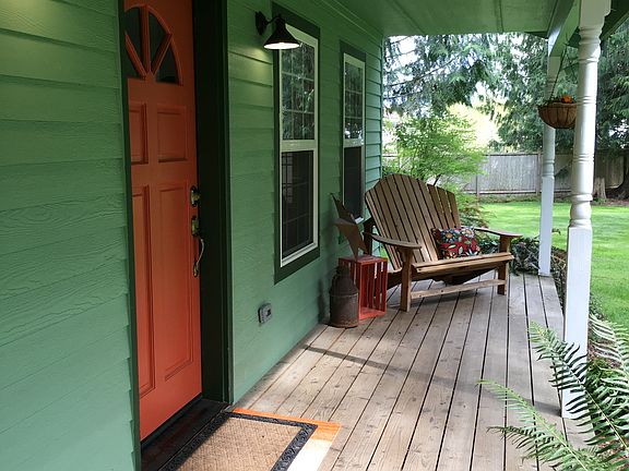 Welcoming covered porch