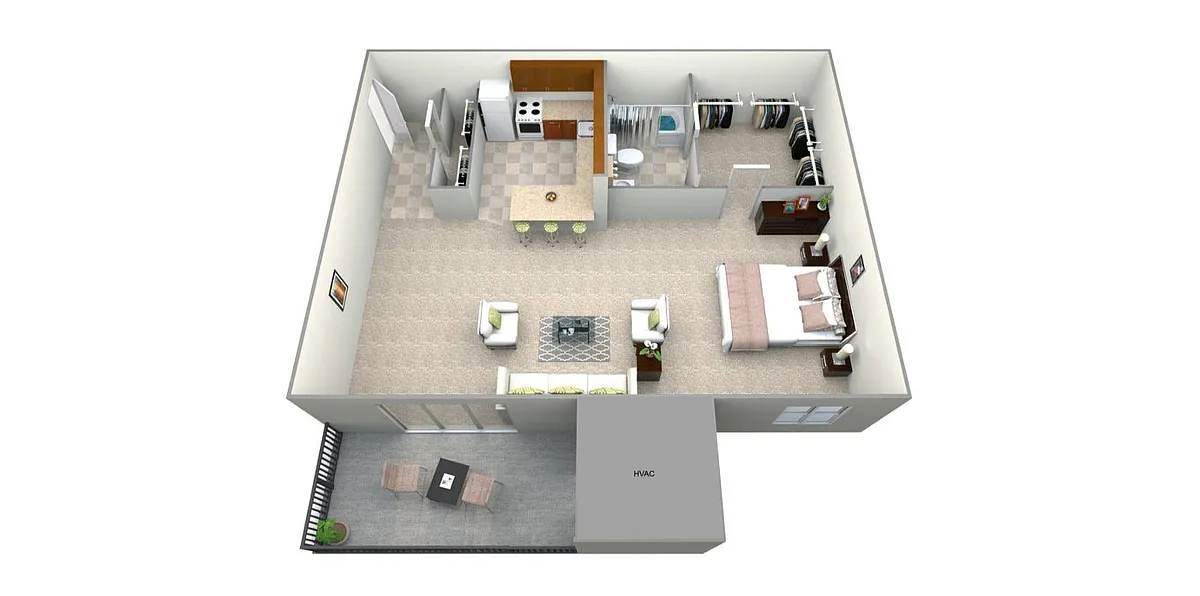 Floor plan Studio (Classic)