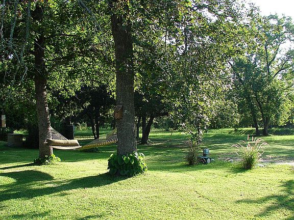 Looking toward the pond