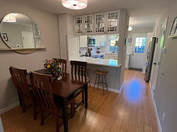 Dining room and kitchen