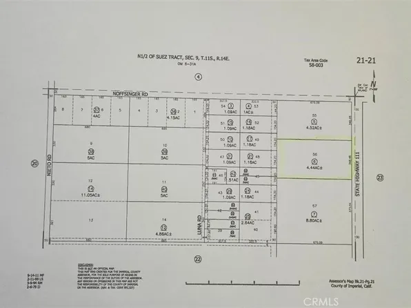 0 Highway 111 Hwy Lot 56, Niland, CA 92257
