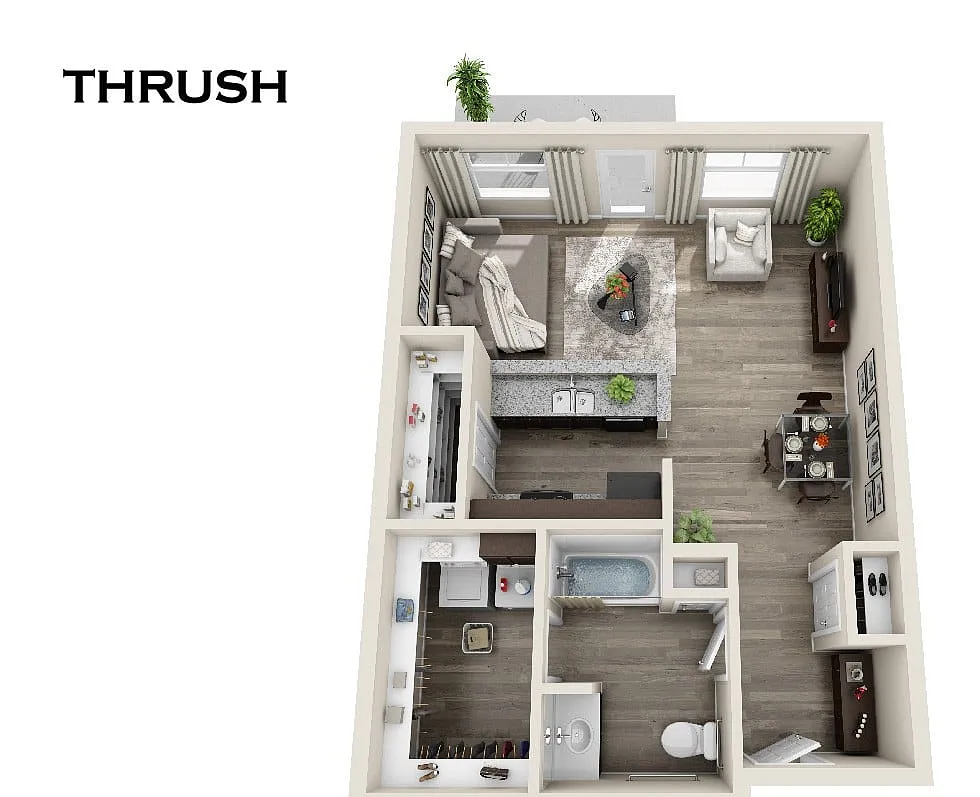 Floor plan Thrush