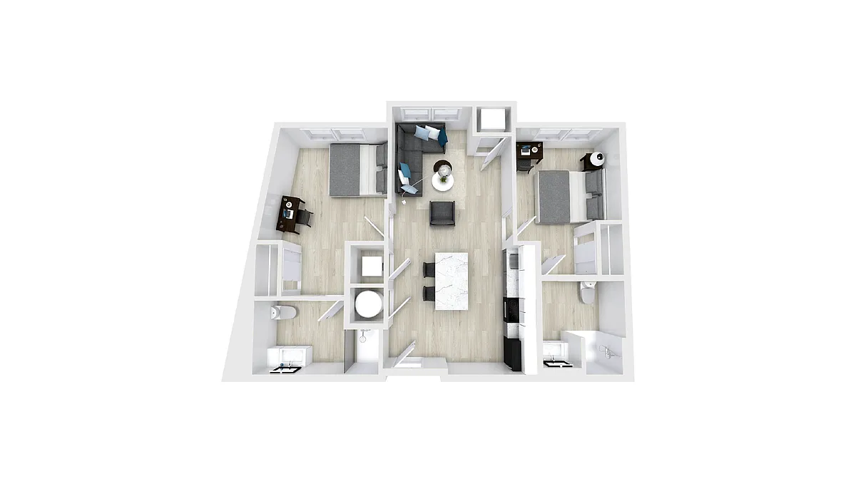 Floor plan B3