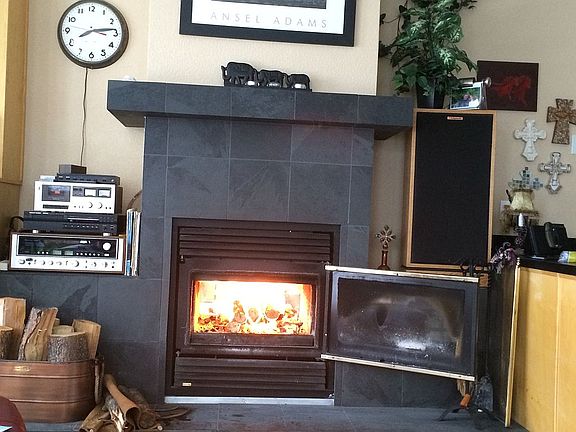 2 sided wood burning firepla