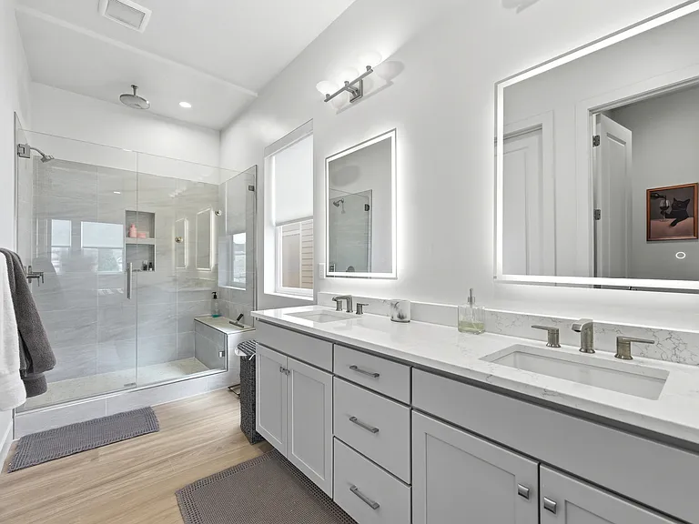 Main Floor- Primary Bathroom with Rain Shower